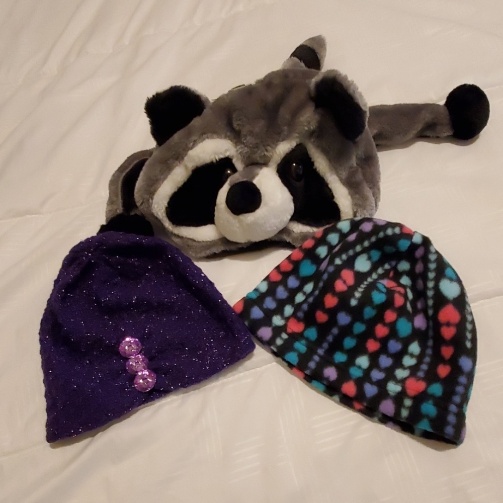 3 Winter Hats Toddler Girl